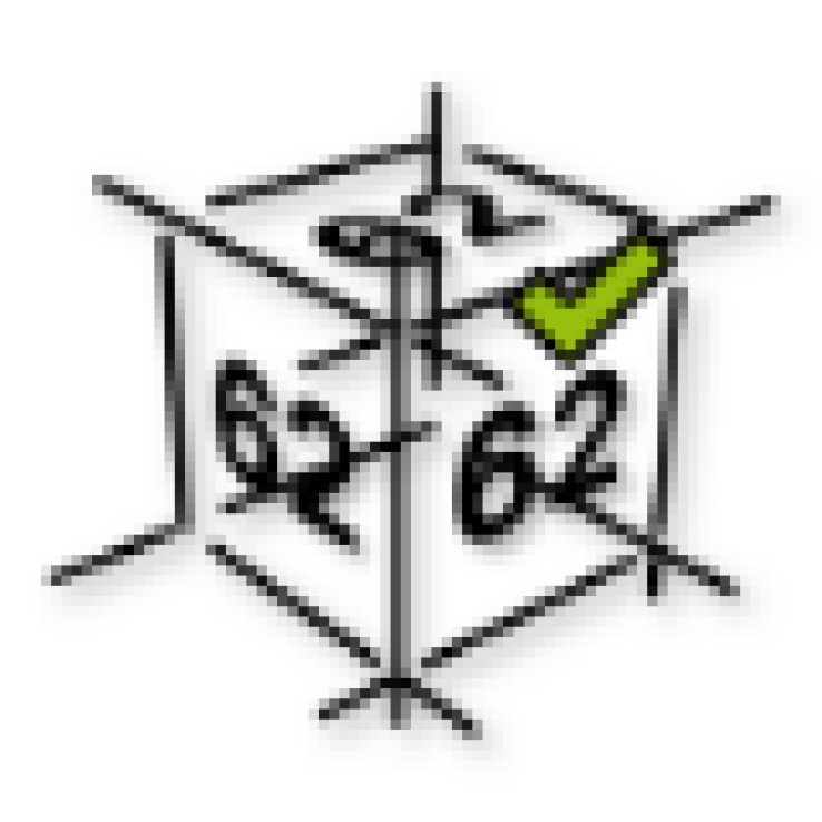 62 grid, no gap
